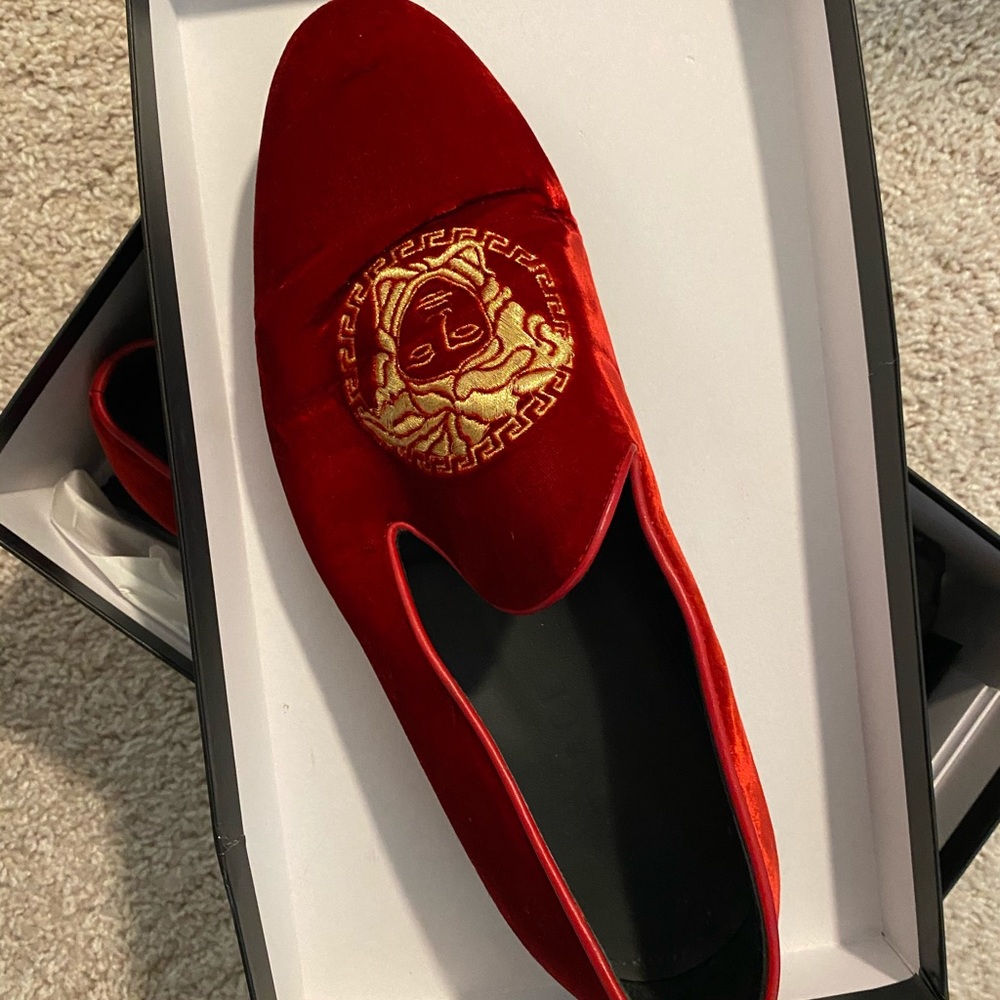 Men luxury versace loafers